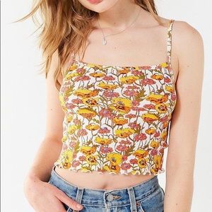 Urban Outfitter Lex lettuce edge crop cami